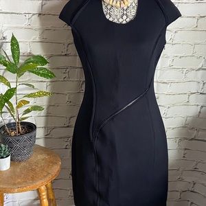 Carolina Herrera Black Midi Dress 2015